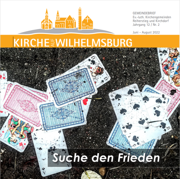 Titelseite Gemeindebrief "Suche den Friede" - Copyright: Beate Müller